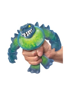 GOO JIT ZU Heroes of Goo Jit Zu Glow Shifters - Versus Pack, Ultraglow Tyro VS Shadowclaw Rock Jaw. One with Unique Glow-in-The-Dark Goo Transformation. Crush The core, Goo Glows in The Dark (42620)  - Image 4
