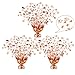 CraftyDream 3 Pcs 50th Rose Gold Birthday Decorations for Table Centerpieces Star and Number 50 Metallic Gleam Foil Spray Centerpieces for Women 50th Birthday Anniversary Party Decorations - Image 2