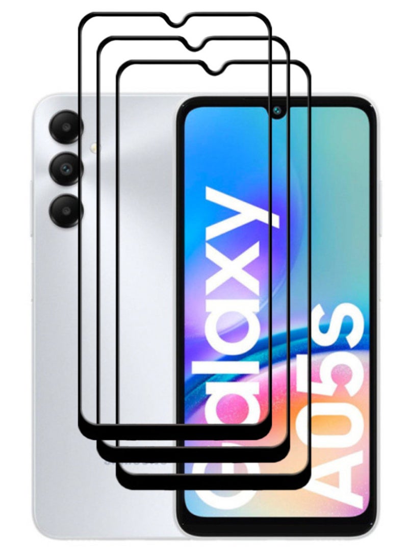 ACLIX 3 Pieces Antistatic ESD Dustproof Premium Quality High Definition Tempered Glass Screen Protector Designed For Samsung Galaxy A05s - Image 1