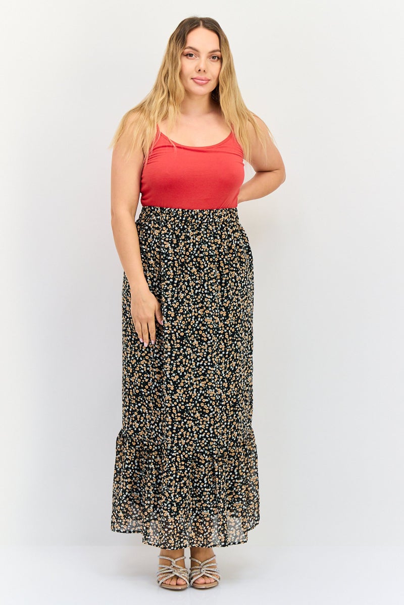 Fire & Glory Women Allover Print Maxi Skirt, Multicolor - Image 4