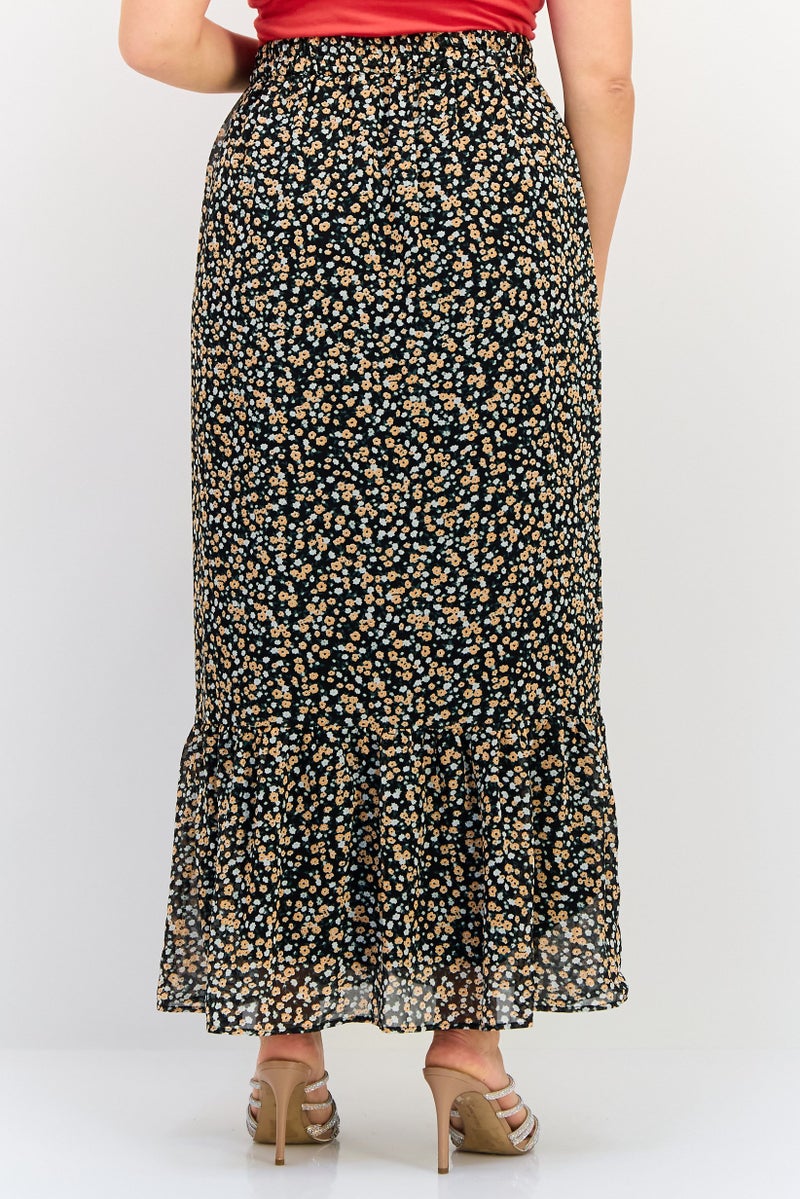 Fire & Glory Women Allover Print Maxi Skirt, Multicolor - Image 3