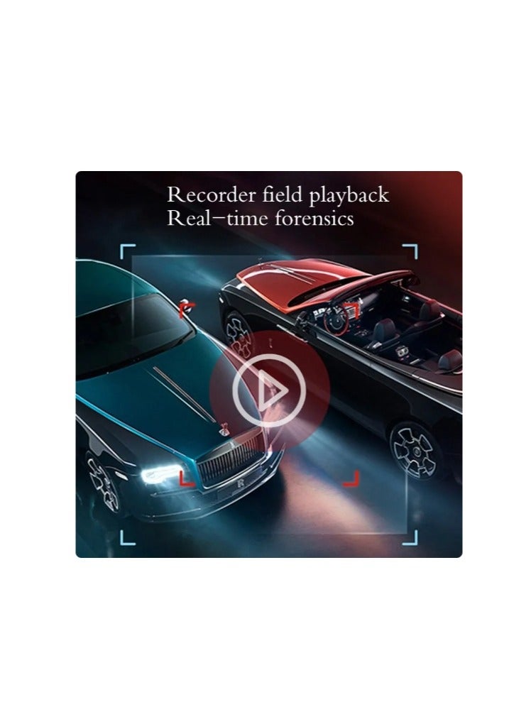 Car Front and Rear Dual Lens High-definition Night Vision 1080P Driving Recorder 4 Inches Rearview Mirror - Image 5