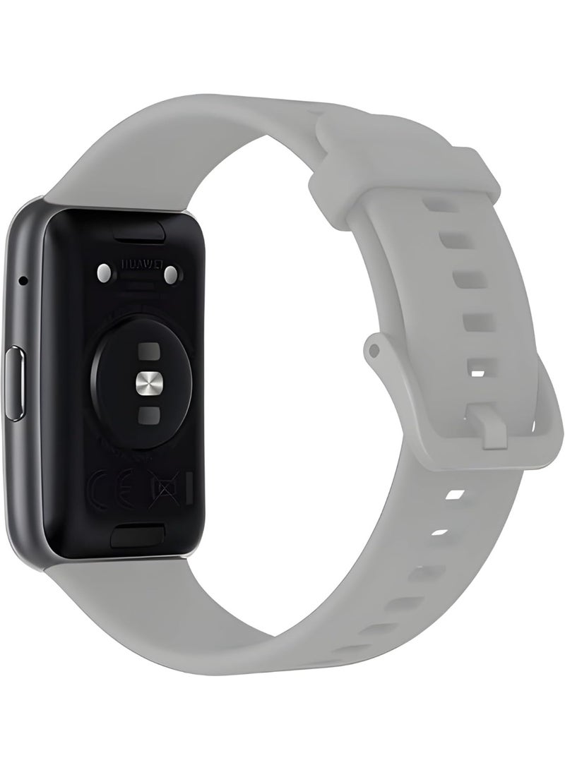 Silicone Strap For Huawei Watch Fit & Huawei Watch Fit New & Huawei Watch Fit Elegant, Soft Band Ultra-light Waterproof Durable Adjustable Replacement Wristband - Image 3