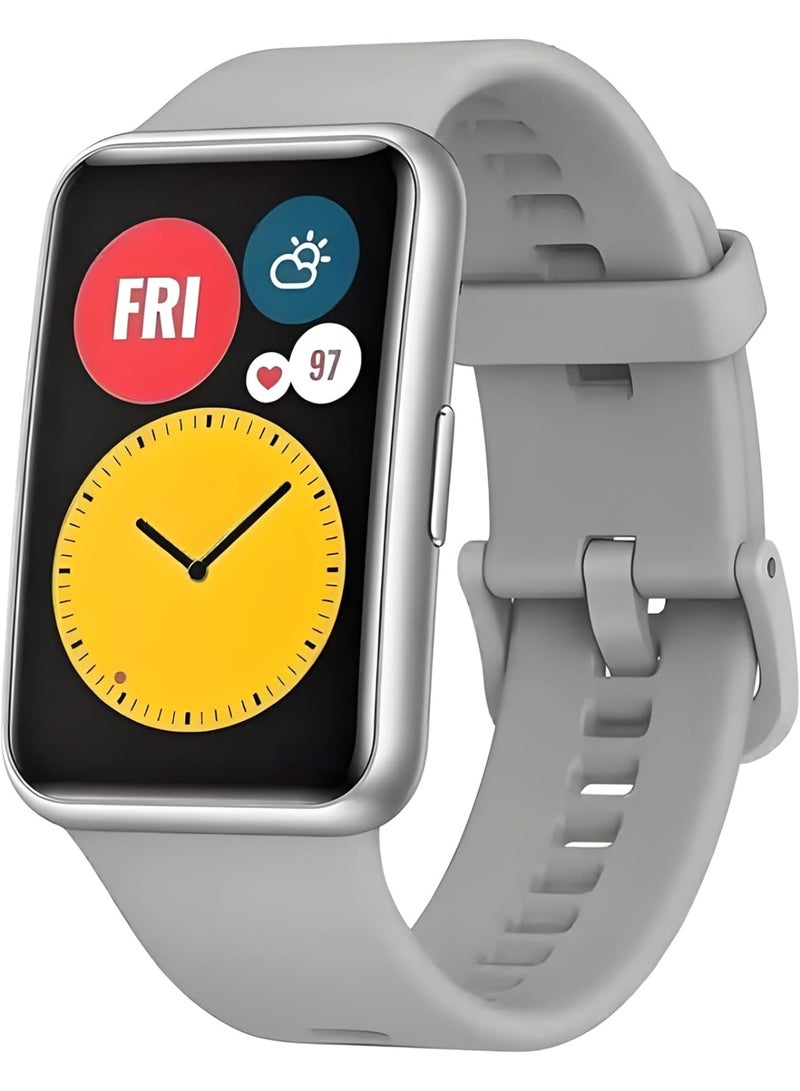 Silicone Strap For Huawei Watch Fit & Huawei Watch Fit New & Huawei Watch Fit Elegant, Soft Band Ultra-light Waterproof Durable Adjustable Replacement Wristband - Image 2