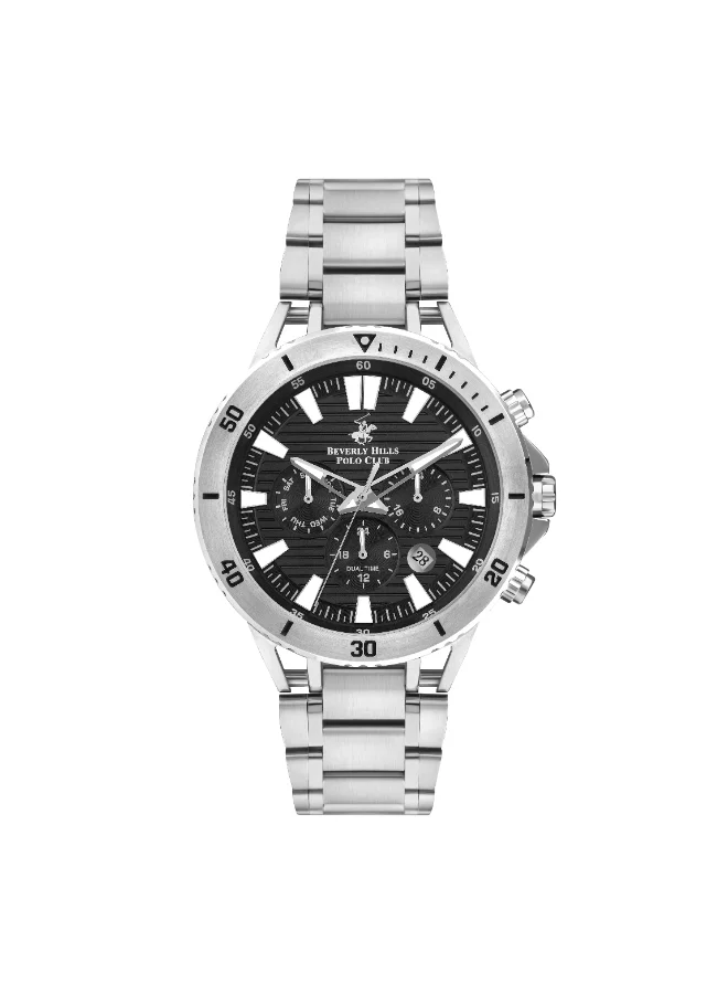 بيفرلي هيلز بولو كلوب BEVERLY HILLS POLO CLUB Men's Multi Function Black Dial Watch - BP3401X.350
