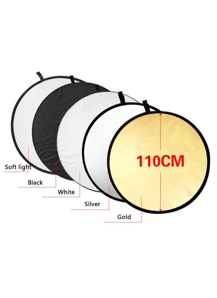 جينرال برو رفليكتور  5×1 110 سم (RF-110): عاكس ذو تغطية وتحكم واسعين بقطر 110 سم.  - Image 1