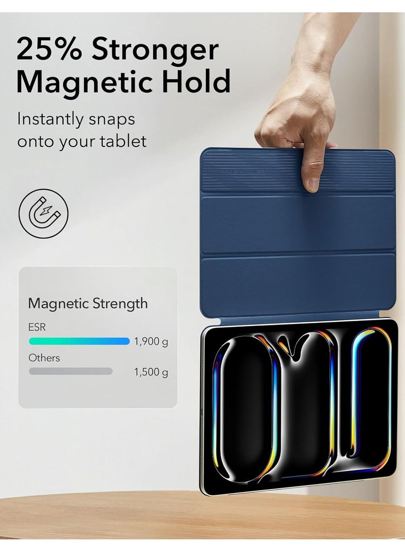 Rock Pow Case for iPad Mini 7 A17 Pro 2024/iPad Mini 6 2021 8.3 inch iPad Mini 7th/6th Gen Case Convenient Magnetic Attachment Auto Sleep/Wake Two-Way Stand Supports Pencil 2 Slim Cover Rebound Series Cover for iPad Mini 8.3 inch 7th Gen A2995/A2996/A2993/6th Gen A2567 A2568 A2569 - Image 5