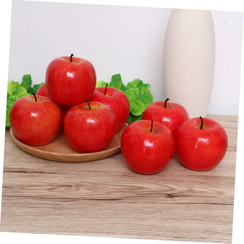 8pcs Lifelike Plastic Fruit Props Parties Home Office Educational Toys - Image 3