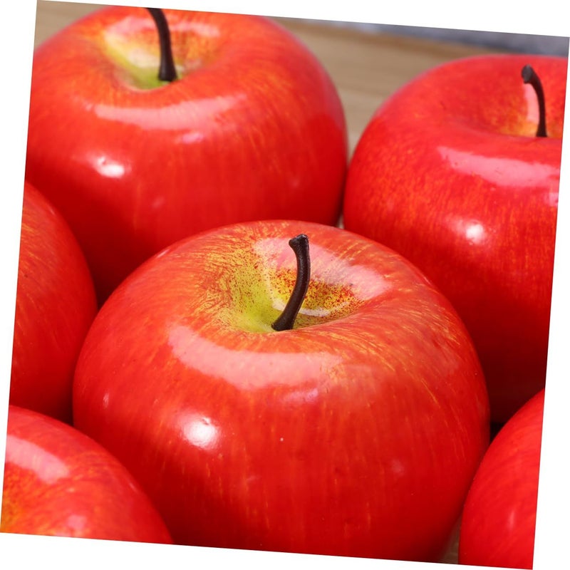 8pcs Lifelike Plastic Fruit Props Parties Home Office Educational Toys - Image 5