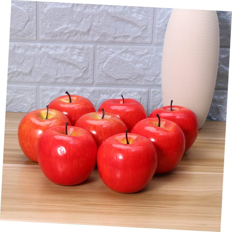 8pcs Lifelike Plastic Fruit Props Parties Home Office Educational Toys - Image 4