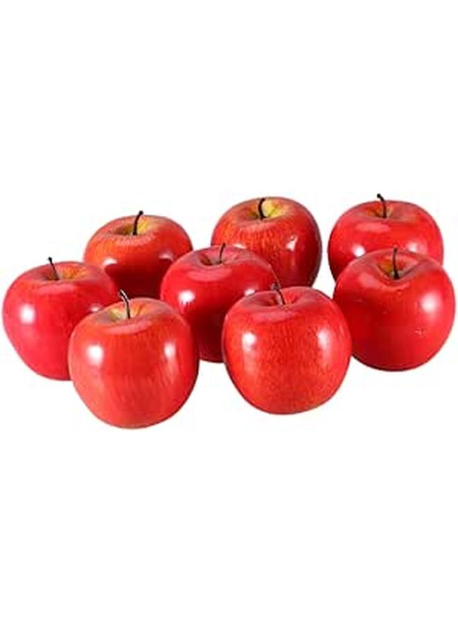 8pcs Lifelike Plastic Fruit Props Parties Home Office Educational Toys - Image 1