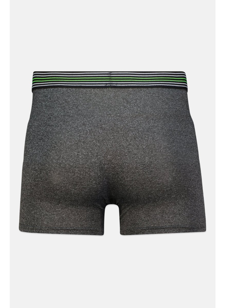 Prince Men 3 Pcs Stretch Boxer Briefs, Black  - Image 4