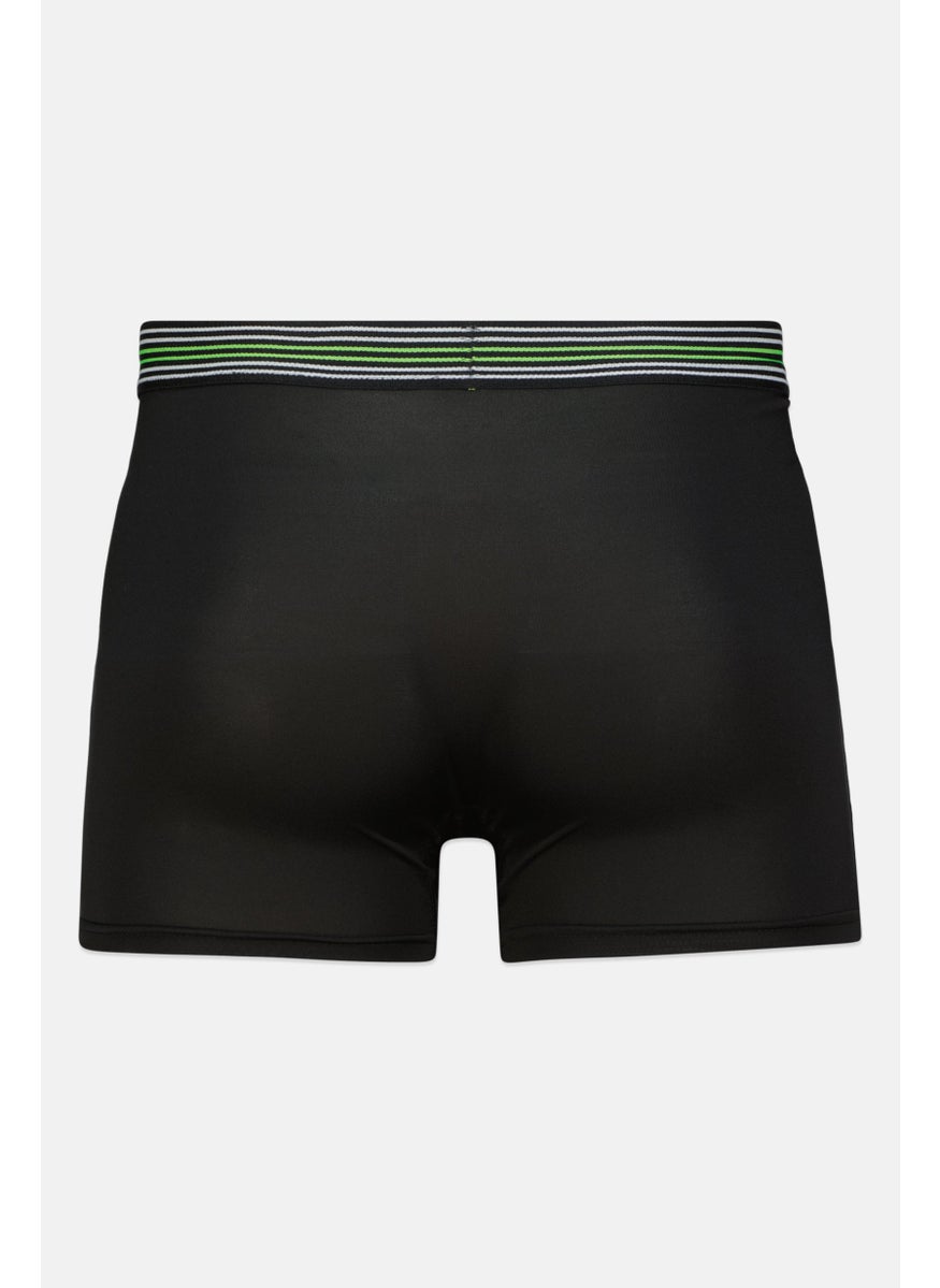 Prince Men 3 Pcs Stretch Boxer Briefs, Black  - Image 3