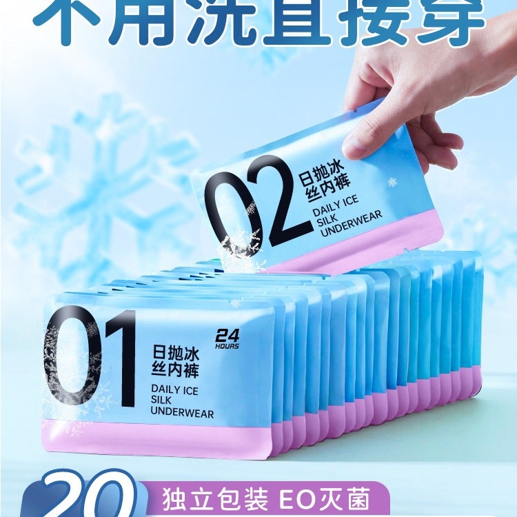 30 Pack Disposable Underwear Women Business Trip High Waist Maternity No wash Travel Breathable Cotton Size M - Image 2