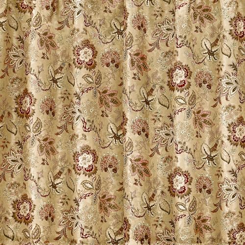 Waverly Navarra Antique Tier & Valance Set - 100% Polyester Jacquard - 52" X 36" - Image 3