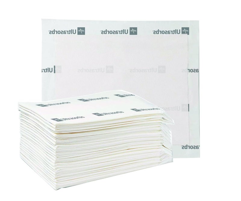 Medline Medline Ultrasorbs Drypads, 30" x 36", 25 Count, Super Absorbent Disposable Bed Pads, Large Incontinence Bed Pads, Chucks Protective Underpads, 10 Times More Absorbent, For Adults, Elderly 