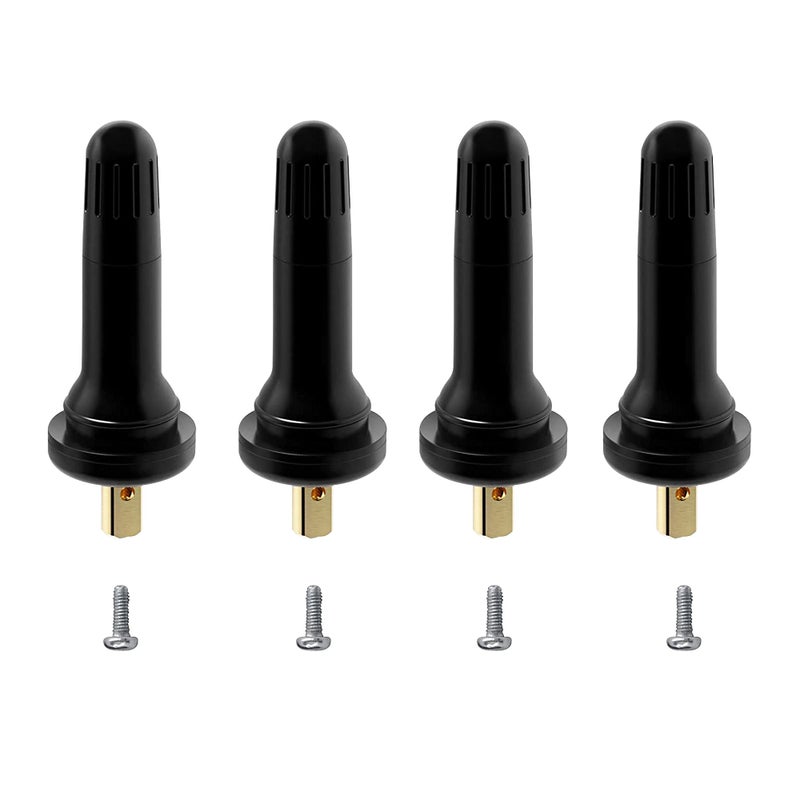 Generic CDWTPS Tire Valve Stem, Rubber Snap-in TPMS Valve stem,Tubeless Tire Pressure Monitoring System Valves Stems Replacement for Buick GMC Chevrolet Cadillac Hummer Pontiac（4 Pack）  - Image 1