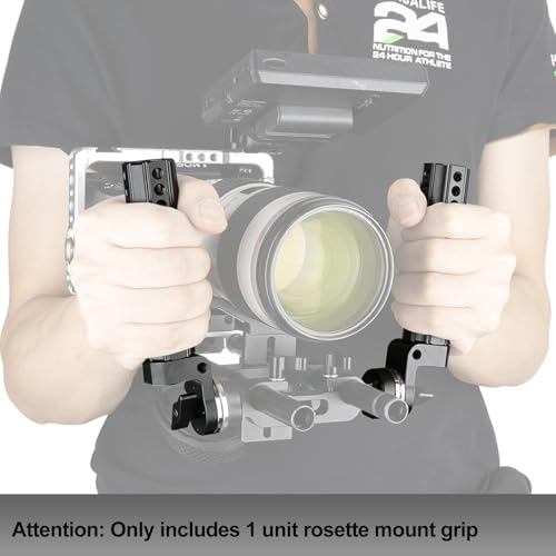 NICEYRIG Rosette Mount Grip Handgrip for ARRI M6 Thread for 15mm DSLR Shoulder Rig Rail Block System - Image 3