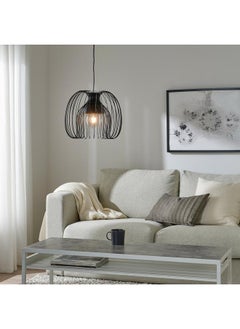 Zaboon Pendant Lamp Shade, Black, 32 Cm  - Image 4
