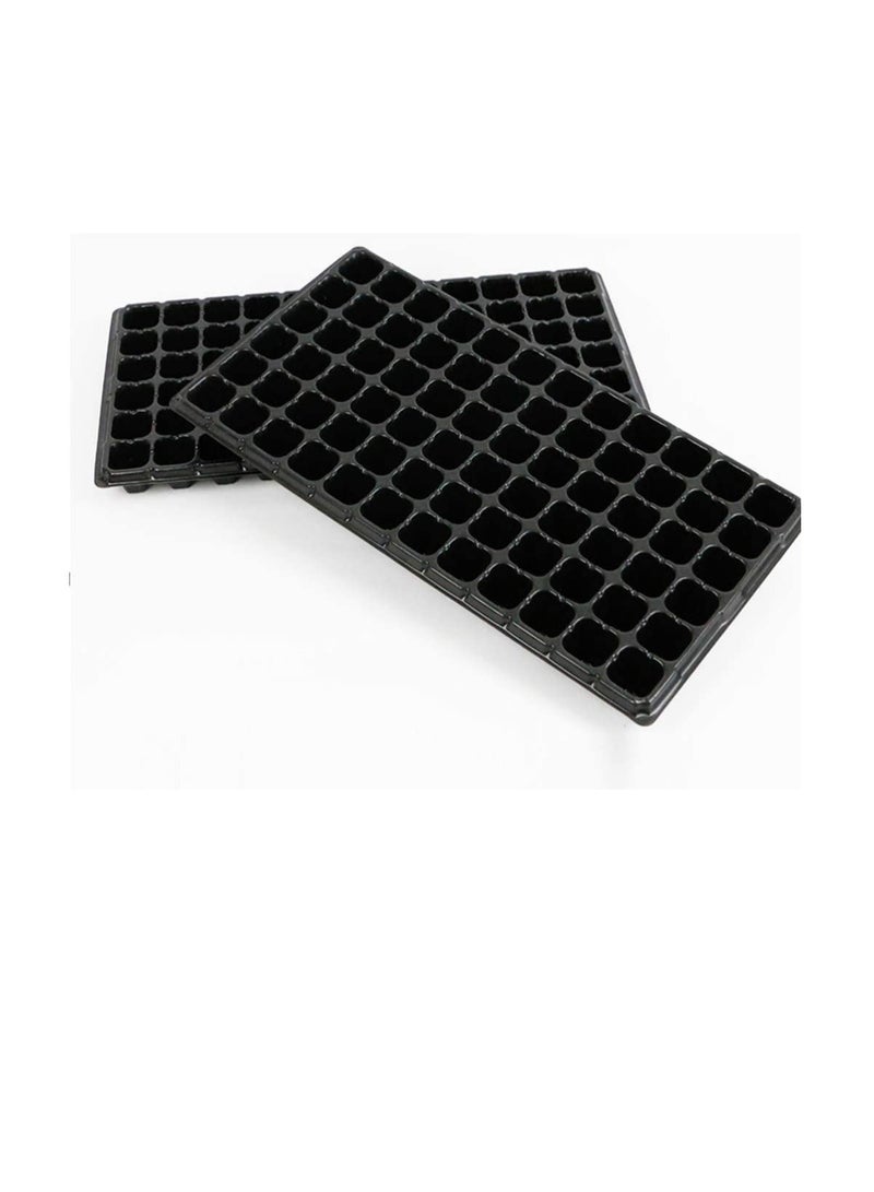 Generic 10PCS Seedling starter trays plant seeds growing box nursery pots seed sprouter tray 72 cells  - Image 3