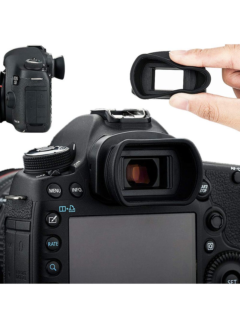 Kiorafoto Kiorafoto Soft Silicon Camera Viewfinder Eyecup Eyepiece Eyeshade for Canon EOS 5DM4 5DM3 5DS 5DSR 7DM2 7D EOS 1D X Mark II 1D X 1Ds Mark III 1D Mark IV 1D Mark III Replaces Canon Eg Eye Cup 