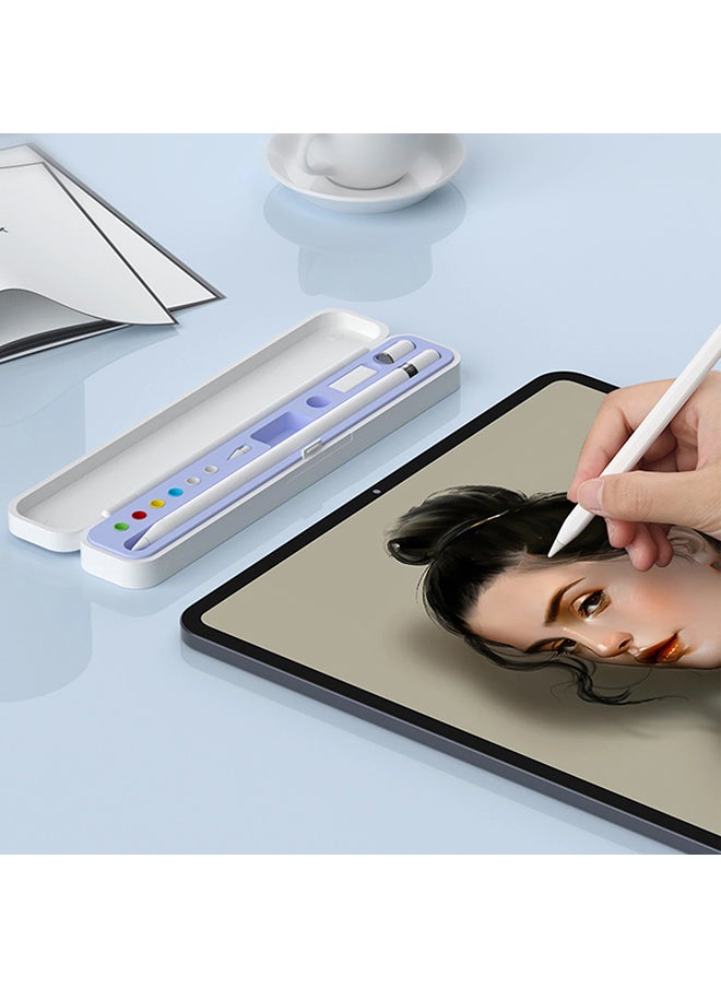 O Ozone - Carrying Case for Apple Pencil 2nd Gen and 1st Generation, Storage Box for Apple Pencil, Portable Hard-Shel Protective Case for iPad Pencil (Grey) - Image 1