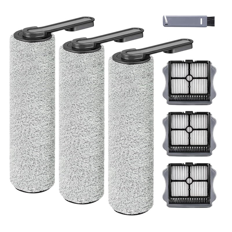 Roller Brush and Filters Replacement Compatible with Tineco Floor ONE S5Floor One S5 Pro Cordless Vacuum CleanerNot for Other S5 Series Models3 Brushes Roller3Filters