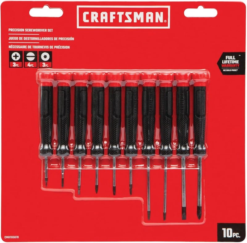 CRAFTSMAN Screwdriver Set, Precision, 10Piece (CMHT65070) - Image 3