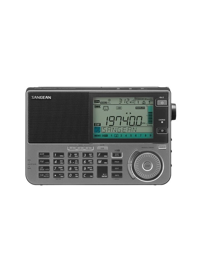 SANGEAN راديو سونجيان ATS-909X2 الاحترافي المحمول كامل النطاق مع نطاق الطيران بتردد بث FM متعدد الوظائف وقابل لإعادة الشحن وقوة إشارة الموجات القصيرة - Image 3