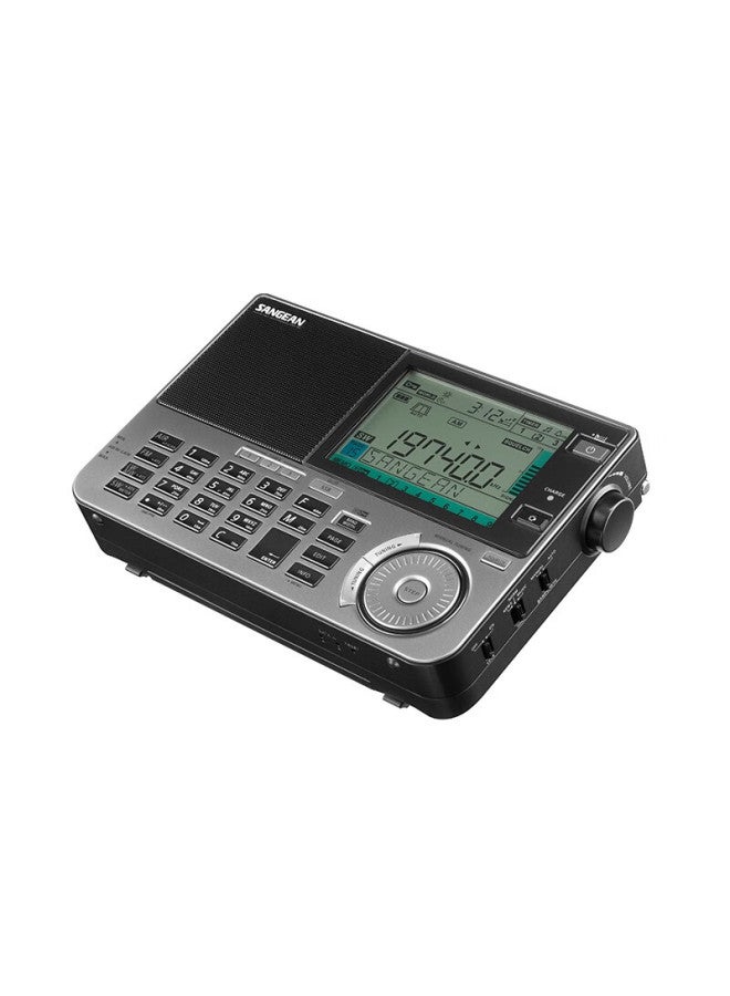 SANGEAN راديو سونجيان ATS-909X2 الاحترافي المحمول كامل النطاق مع نطاق الطيران بتردد بث FM متعدد الوظائف وقابل لإعادة الشحن وقوة إشارة الموجات القصيرة - Image 4