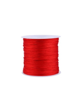 Satin Nylon Trim Cord100M X 0.8Mm Chinese Knot Cord Rattail Macrame Thread String For Diy Hand Rope Beading Jewelry Making Red - pzsku/Z062D3901BE2D47D7DD46Z/45/_/1720073509/04683788-8fc1-4879-8c88-0095a3dc17cc
