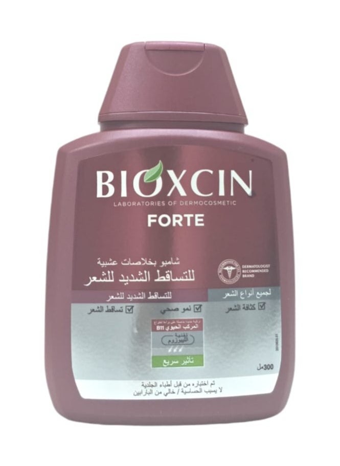 BIOXCIN - Forte Herbal Shampoo For Intensive Hair Fall 300ml - Image 1