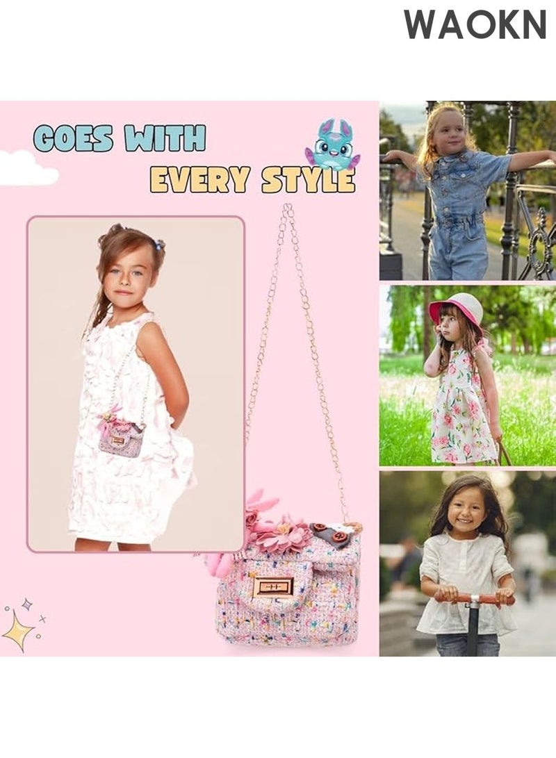 WAOKN Bunny Sling Bag with Chain - Cute Crossbody Purse for Women & Girls - Adjustable Shoulder Bag with Bunny Ears Design - Stylish Mini Handbag for Teens, Kids & Women - Perfect Gift for Birthday, Party (Pink) - Image 4