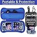 khanka Hard Travel Case Replacement for Anbernic RG556 Retro Handheld Game ConsoleCase Only Blue - Image 4