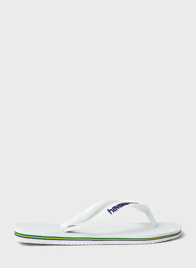 havaianas Brazil Logo Flip Flops