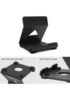 SYOSI Stand Base Compatible with Ps5 Portal Remote Player, Frosted Aluminum Alloy Desktop stand with Anti-Slip Holder for Playstation Portal Handheld Console, Switch, And Mobile Phones (Black)  - Image 5