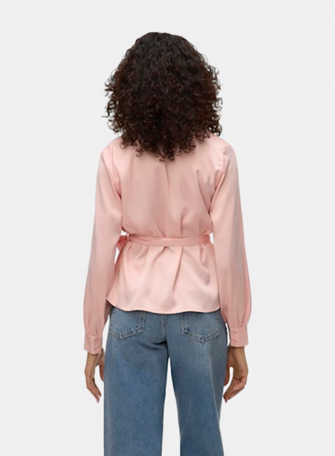 VERO MODA VERO MODA Womens Lilja Longsleeve Wrap Top  - Image 4