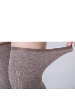 Cuken 1-Pair Knit Cashmere Warm Supports Knee Brace Soft Comfortable Knee Sleeve Wrap Circulation Improvement Kneepad Leg Warmer Joint Band for Men and Women, Applicable Population Weight: 50-80KG  - Image 4