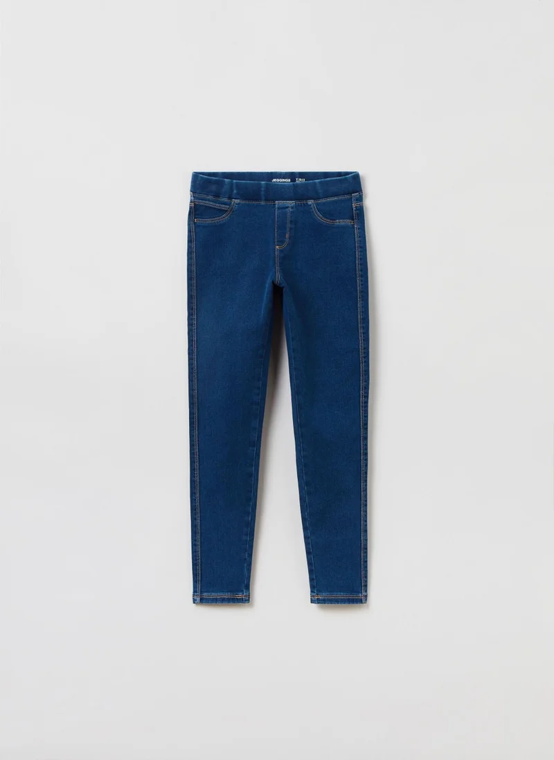 او في اس OVS Kids Girls Denim Jegging