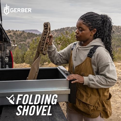 Gerber Gear Dredge - Portable Folding Shovel - Lightweight Steel Shovel for Camping, Survival & Hiking - Coyote Brown - Image 5