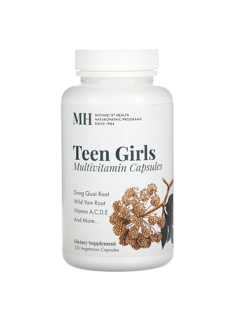 Teen Girls Multivitamin, 120 Vegetarian Capsules