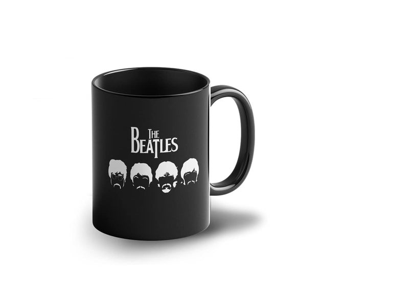 Lightning Hammerz The Beatles Coffee Mug with Print Rock Band Printed Mug Gift for Friends 330ml Microwave Dishwasher Safe - Image 1
