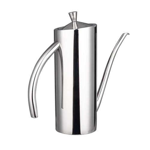 IMEEA Olive Oil Dispenser SUS304 Stainless Steel Cooking Kitchen No Drip Oil Can Vinegar Container, 24oz/700ml - Image 1