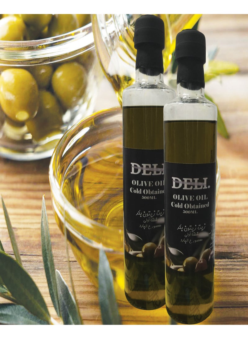 Deli Extra virgin olive oil, first cold press – 1000 ml (two bottles) - Image 2