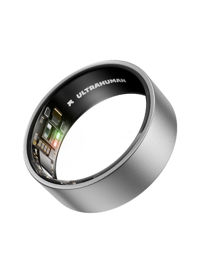 ULTRAHUMAN Ultrahuman Ring Air - Raw Titanium (Size 08) - Image 1