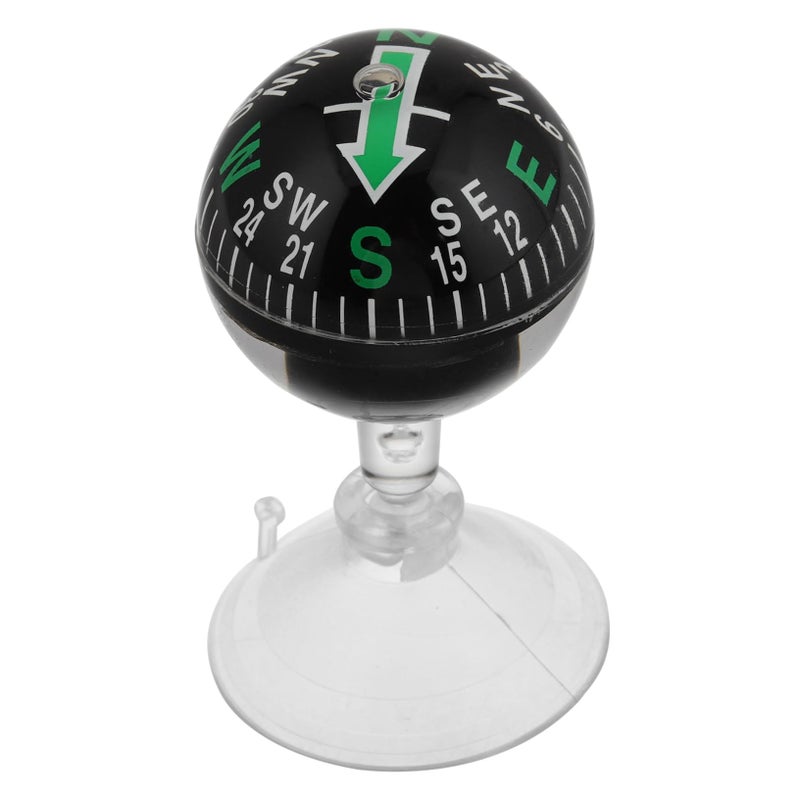 Compact Portable Car Dashboard Mount Navigation Compass Strong Cup for Accurate Direction - Image 2