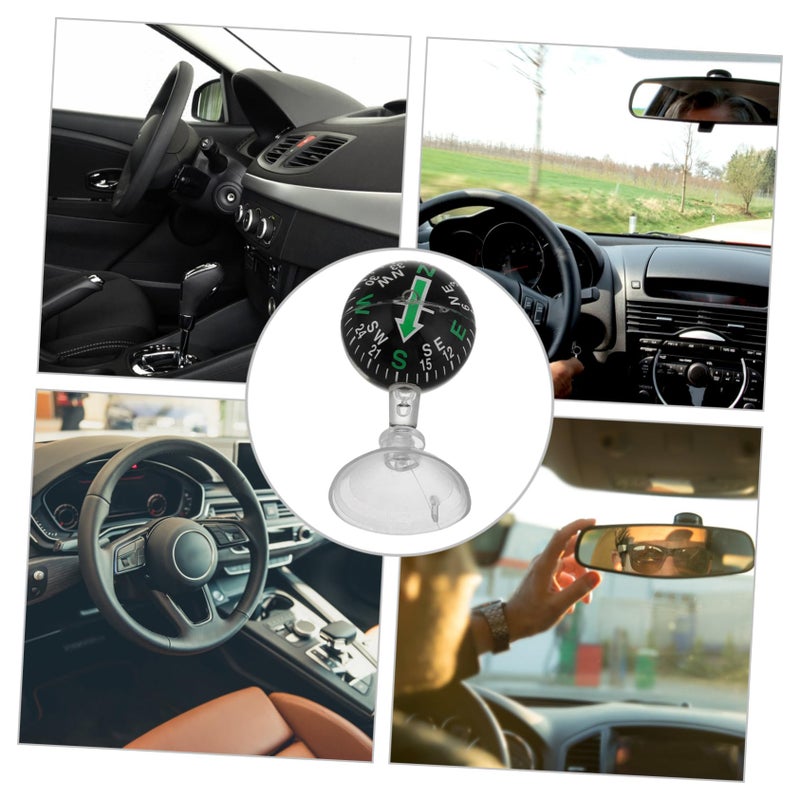 Compact Portable Car Dashboard Mount Navigation Compass Strong Cup for Accurate Direction - Image 4