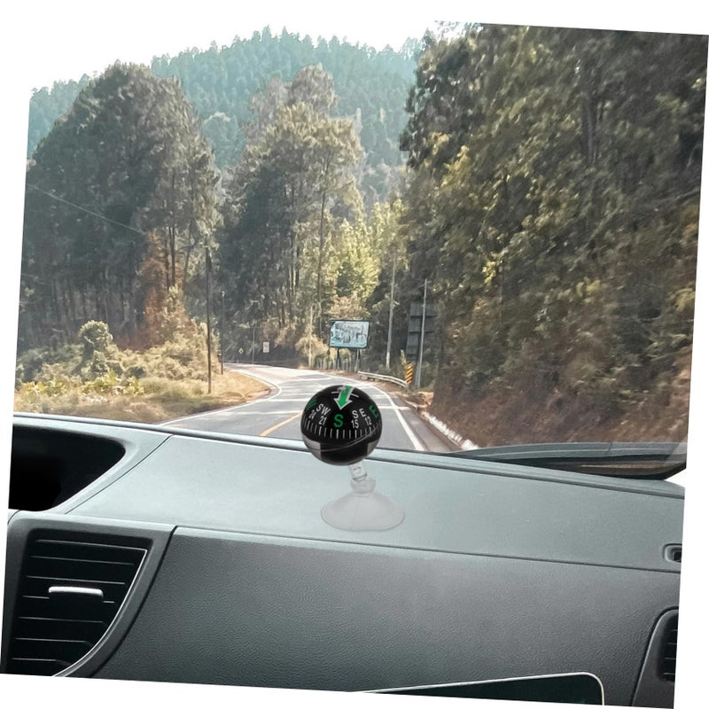 Compact Portable Car Dashboard Mount Navigation Compass Strong Cup for Accurate Direction - Image 5