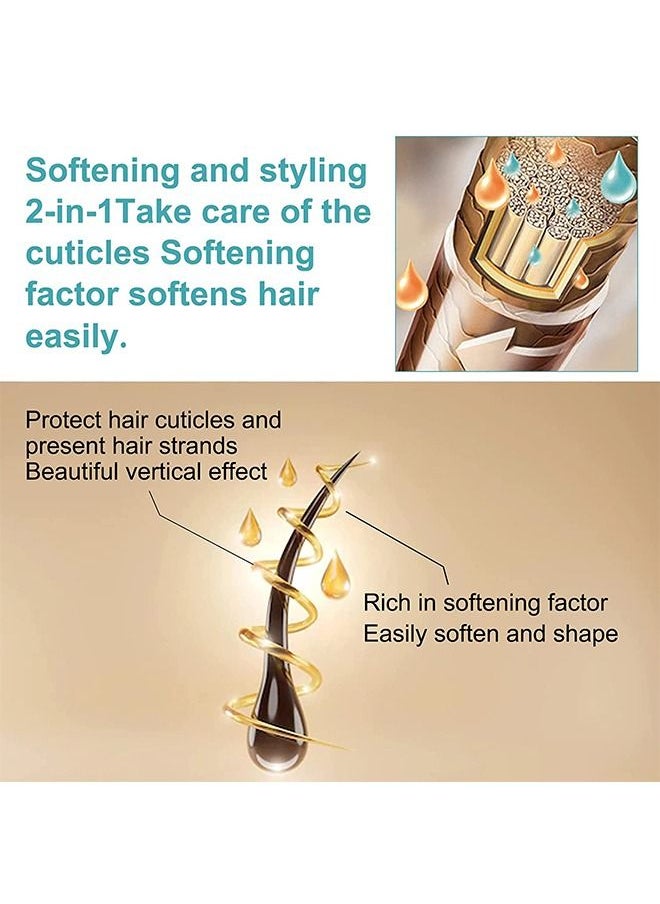 EELHOE - New Upgrade Protein Correcting Hair Straightening Cream - Silk & Gloss Hair Straightening Cream, Nourishing Fast Smoothing Collagen Hair Straightener Cream for All Hair Types - Image 1