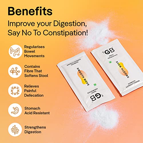 The Good Bug Smooth Move SuperGut Powder|1 Billion CFU of Clinically Proven Strains| Pre + Probiotic + Nutrients|Eases Constipation|Helps Regularise Bowel Movements|30 Days Pack, 30 grams - Image 2